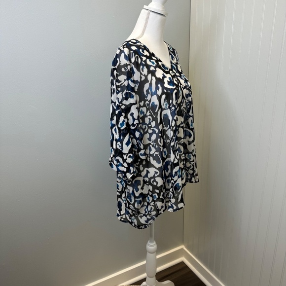 Show me your MUMU Cheetah print tunic loose fit top size XSmall - Picture 2 of 9